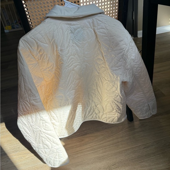 NWT Sold Out Free Assembly Quilted Collar Jacket in Cream - Picture 3 of 7